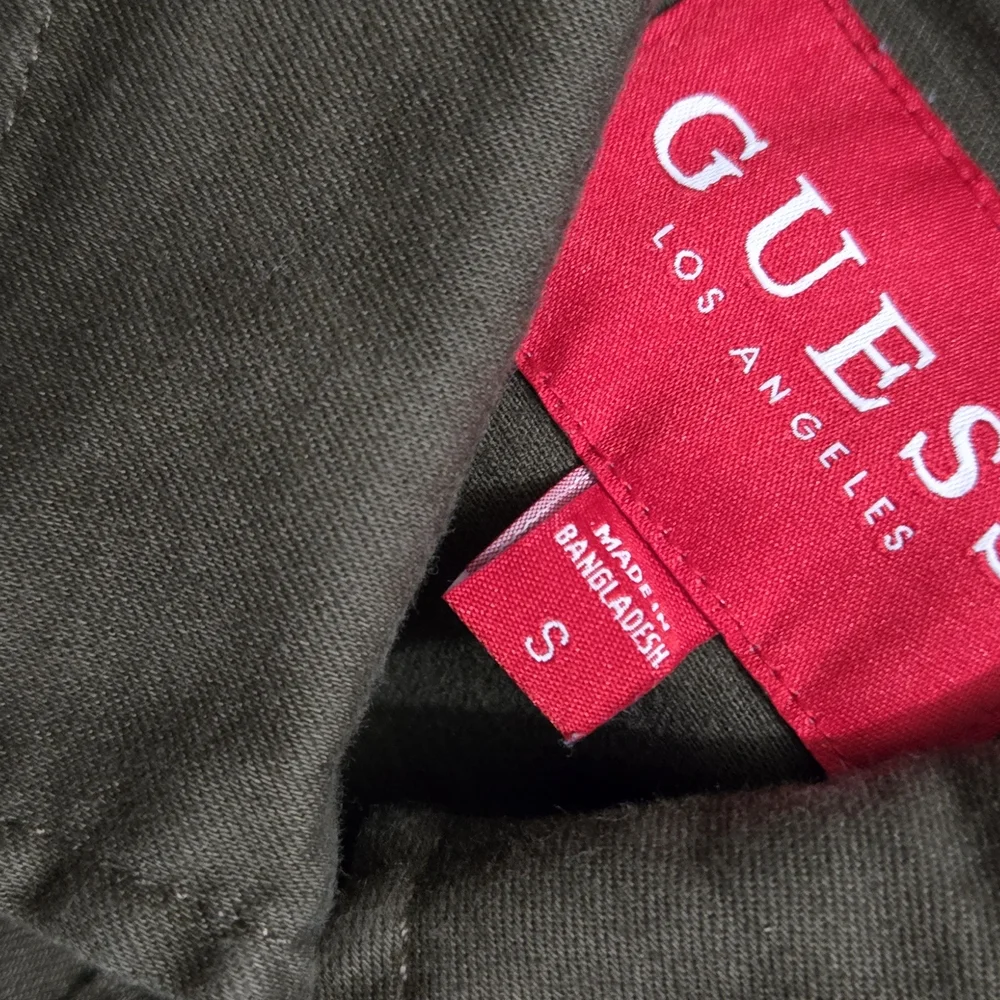 Guess Olive Button-Down Mini Dress - Picture 3 of 3